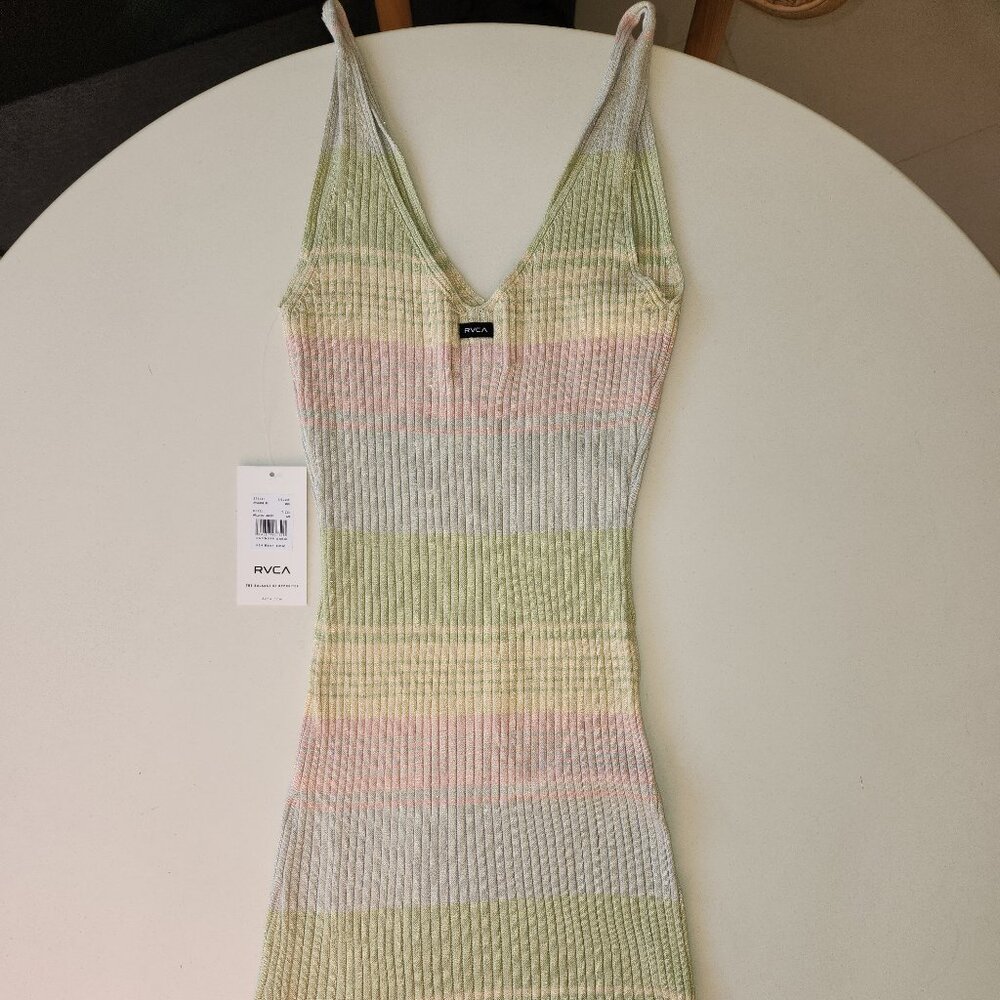 RVCA Wildfire Multicolored Midi Dress